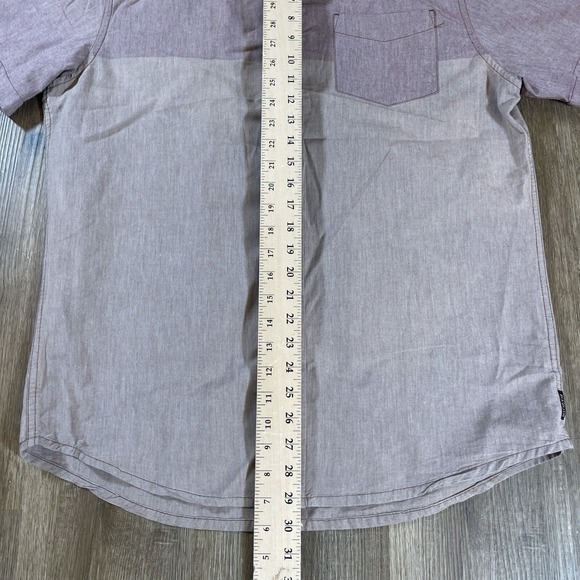 PrAna Broderick Hiking Shirt Large Organic Cotton Outdoors Casual Mens - Picture 5 of 13